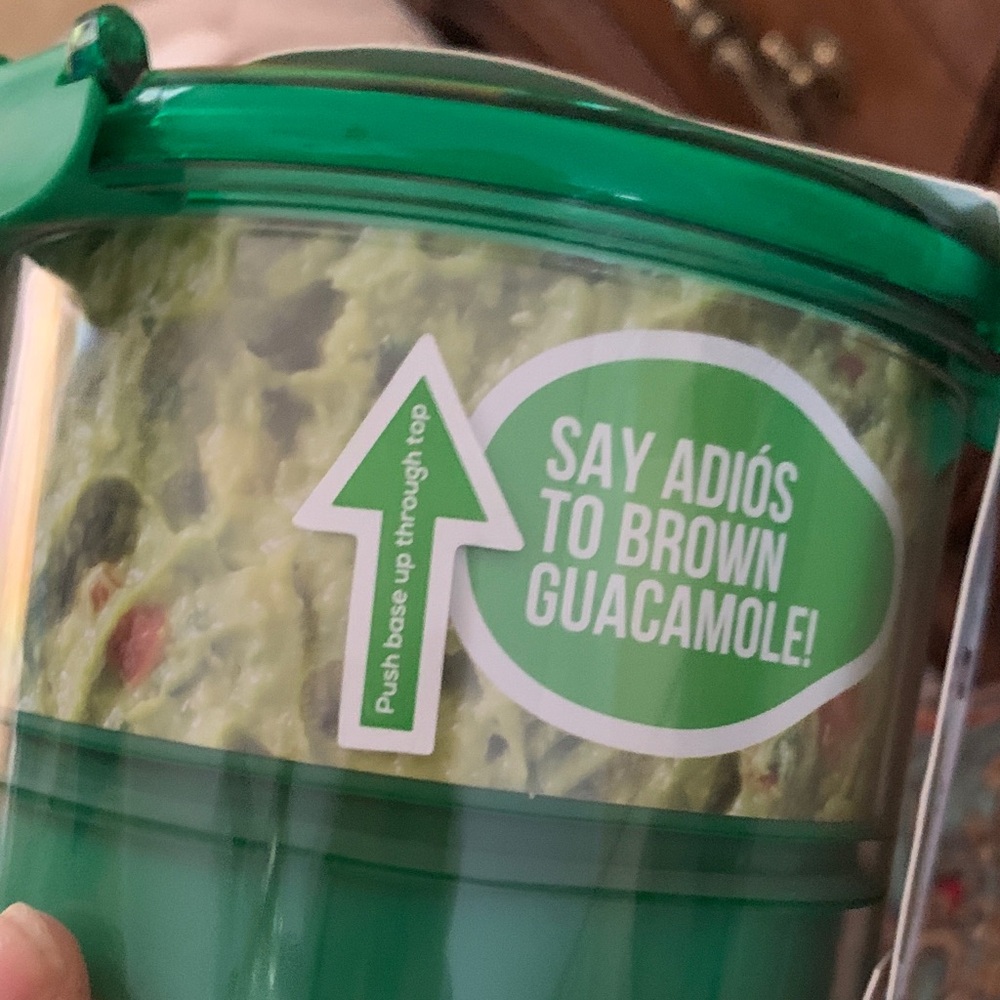Guac-Lock Green Food Storage Container - Picture 5 of 5